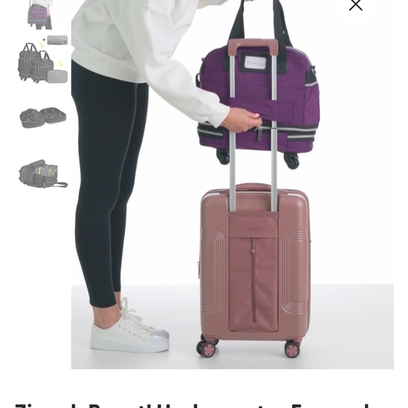 Biaggi zip up expandable bag black - Picture 7 of 7